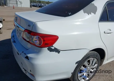 2013 Toyota Corolla Le from USA, damaged, VIN 5YFBU4EE6DP112497
